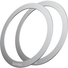 Magnetisk ring holder Baseus Halo Magnetisk Ring til Telefoner Sølv