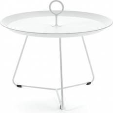 Métal Tables d'Appoint d'Extérieur Houe Eyelet Ø60 - Blanc Table d'Appoint d'Extérieur