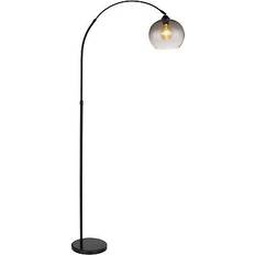 Globo Gulvlamper & Havelamper Globo Newcastle L96XB30XH196 cm E27 Sort Gulvlampe