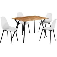 LPD Furniture Dining Sets LPD Furniture Lisbon Dining Set 7.5x12cm 5pcs