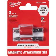 Power Tool Accessories Milwaukee TOOL 48-32-4550 3 pc. SHOCKWAVE Impact Duty Magnetic Attachment and