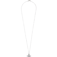 Vivienne Westwood Thin Lines Orb Pendant Necklace - Silver