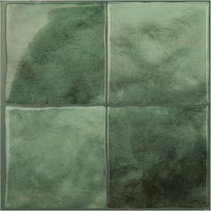 Azulejos de mosaico Smart Tiles Pegatina Mosaico Verde 22 x 22 cm