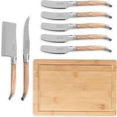 Cheese Knives French Home Connoisseur 8-Piece Laguiole Cheese Knife