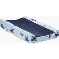 Lambs & Ivy Jungle Party Blue Monkey/Palm Tree Changing Pad Cover Blue