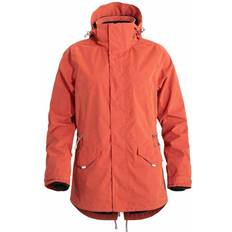 Dam - Orange - Skidor Jackor High Mountain Åland Shell Jacket - Dark Terracotta