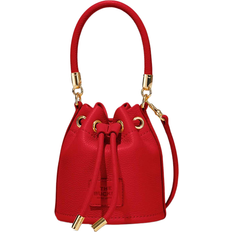 Drawstring Crossbody Bags Marc Jacobs The Micro Bucket Bag - True Red