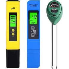 Ph meter, tds ppm meter, soil ph tester, ph/ec digital kit, 3 pack