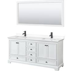 Bathroom Furnitures Wyndham Collection WCS202072D-VCA-M70 Deborah Standing Double