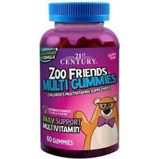 21st Century Zoo Friends, Multi Gummies, Fruit 60