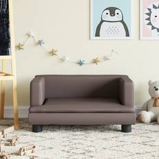 Tier Sofas vidaXL Kindersofa Braun 60 x 40 x 30 cm