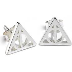 The Carat Shop Sterling Silver Deathly Hallows Stud Earrings