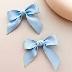 Shein 2pcs Women Solid Bow Decor Alligator Hair Clips