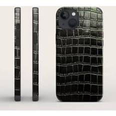 Apple iPhone 12 - Läder / Syntet Mobilskal Shein Crocodile Print Phone Case