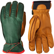 Hestra Wakayama 5-Finger Ski Gloves - Forest/Cork