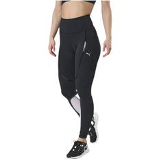 Puma Purple Trousers & Shorts Puma womens train bonded high waist long training tights black