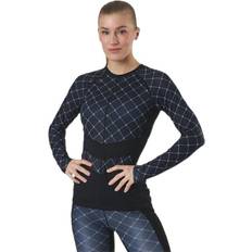 Björn Borg Tela Reciclada Tops Björn Borg Slim Print Long Sleeve - Black