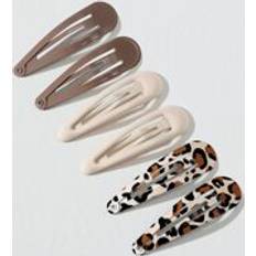 Shein 6pcs Leopard Hair Clip