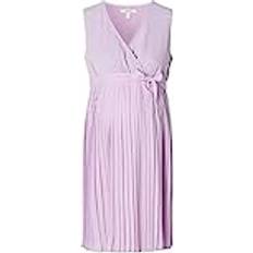 Esprit Maternity Plisserad jerseyklänning med knytbälte, Pale lila 506