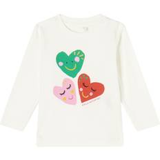 Stella McCartney Kids Tröja Off White m. Hjärtan mån Kids Tröja