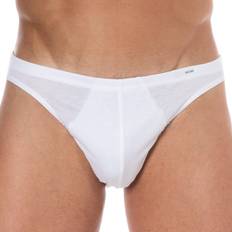 Hom Herr Comfort Micro Briefs herrtrosor, underkläder, kalsonger, premium bomull – marinblå Vit