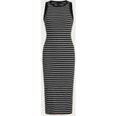 Fabric Dresses Shein Striped Print Bodycon Tank Dress