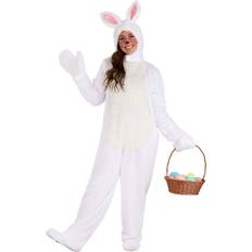 Fun Costumes White Bunny Adult Costume Pink/White