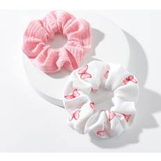 Shein 2pcs Animal Print Scrunchie