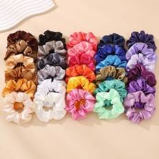 Shein 30pcs Satin Hair Tie For Women