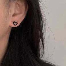 Smycken Shein Heart Stud Earrings