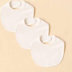 Barn- & Babytillbehör Shein 3pcs Baby Solid Bib