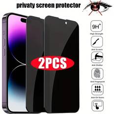 Iphone 16 pro max screen protector Shein Privacy Screen Protector 2pcs Compatible With IPhone 16/16 Plus 16 Pro/16 Pro Max