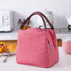 Lunch bag Shein 1pc Striped Pattern Lunch Bag,Trumpet Striped Pattern Lunch Bag