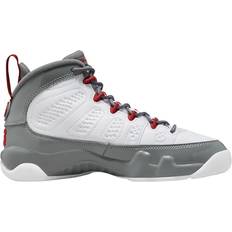 Nike Air Jordan 9 Retro GS - White/Fire Red/Grey