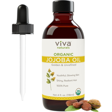 Vitamin E Body Oils Viva Naturals Organic Jojoba Oil 4fl oz