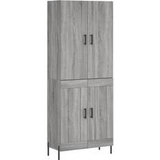 vidaXL Highboard Grey Sonoma Sideboard 180x69.5cm