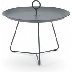 Houe Basse Eyelet Gris Métal Laqué Époxy Outdoor Side Table