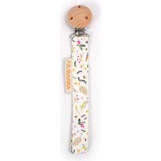 Cotton Pacifier Holders Filibabba Pacifier Holder With Velcro Closure