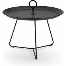 Métal Tables d'Appoint d'Extérieur Houe Eyelet Ø60 - Noir Table d'Appoint d'Extérieur