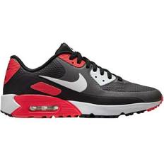 Grigio Scarpe da golf Nike Air Max 90 G - Iron Grey/Black/Infrared 23/White