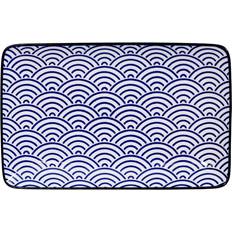 Tokyo Design Studio Lautaset Tokyo Design Studio Nippon Blue Plate 13.5 x 21 cm Wave