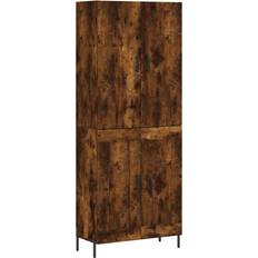 vidaXL Highboard Smoked Oak Skænk 180x69.5cm