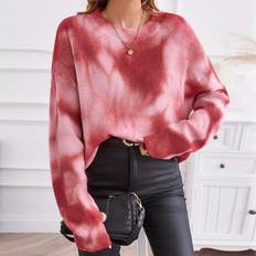 Tie Dye Jumpers Shein Tie Dye Drop Shoulder Sweater