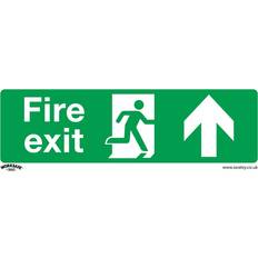 Green Workplace Signs Sealey Fire Exit (Up) Safety Sign