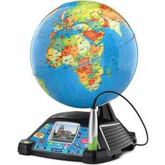 Vtech Globe terrestre interactif multimédia. 11 catégories de contenu à explorer. avec des vidéos BBC. 30x38,1x30,5 cm Blanc