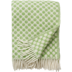 Klippan Yllefabrik Gotland Dots Teppe Grønn (200x130cm)