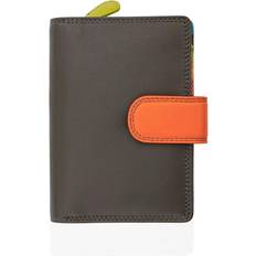 Primehide London Double Bi Fold Purse - Olive Multi