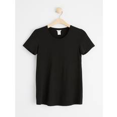 Mom Short Sleeve Cotton T-shirt Black (8453276-80)