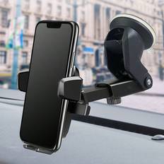 Car vent phone mount Shein Car Universal Hands-Free Suction Cell Phone Holder For Car Dashboard Air Vent Car Phone Holder Mount