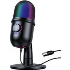Desktop microphone Shein K song game conference live broadcast noise reduction desktop computer microphone USB socket